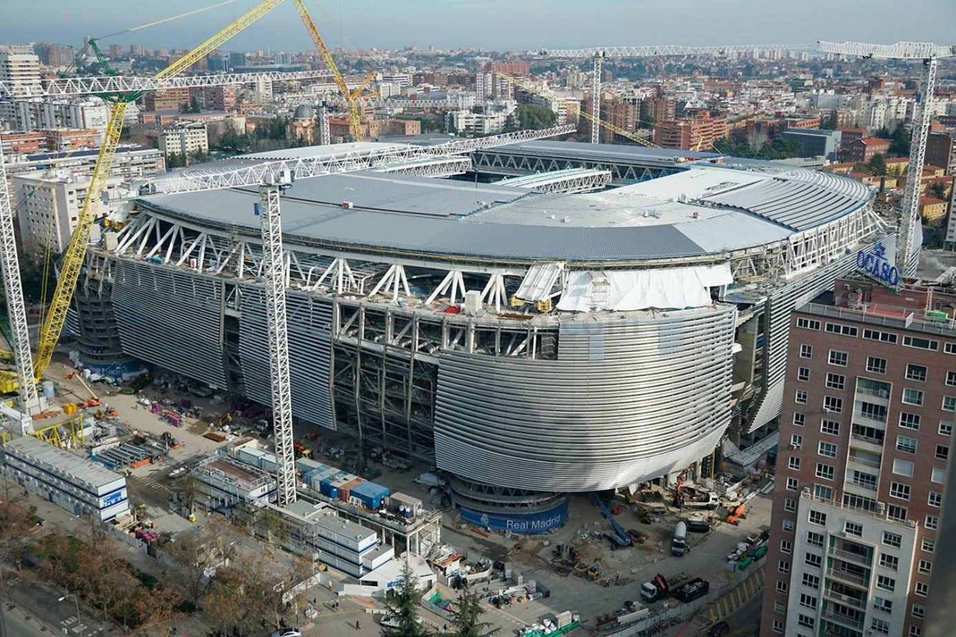 بازسازی ورزشگاه رئال مادرید