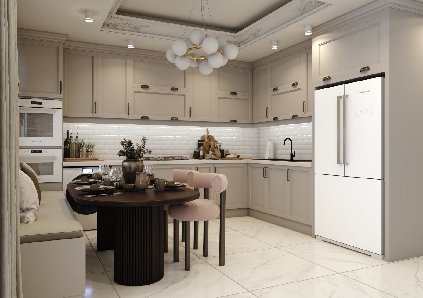 طراحی مدرن آشپزخانه