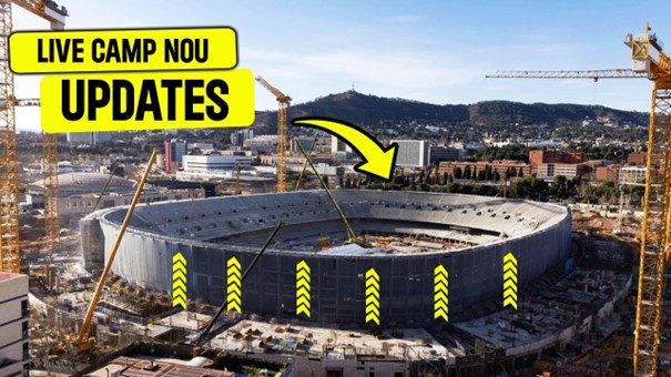 بازسازی ورزشگاه بارسلونا